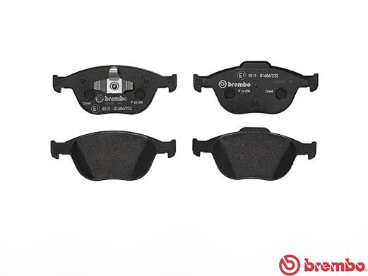 A.B.S. P 24 058 BREMBO BREMSBELÄGE, RICHTUNGSGEBUNDEN Bremsbelagsatz, Scheibenbremse